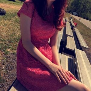 A short sleeved dress